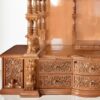 Big Size Mandir for Home in Traditional Style – Handcrafted Teak Wood Temple