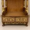 Elegant Peacock Design Mandir in Teak Wood