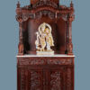 Elegant South Indian Puja Mandapam for Your Home