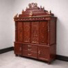 Gopuram Style Pooja Mandir with Door for Home