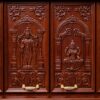 Gopuram Style Pooja Mandir with Door for Home