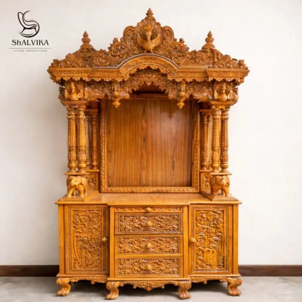 Hand Carved Temple For Home Big Size