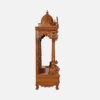 Handcrafted Traditional Teak Wood Home Temple with Storage