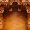 Heavily Carved Wood Temple in Home By Shalvika Living
