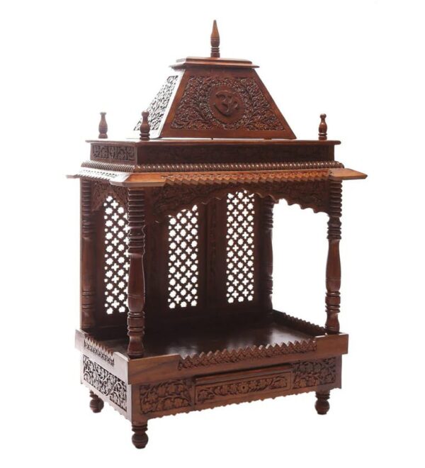 Home Mandir Wooden in Small Size – By Shalvika Living