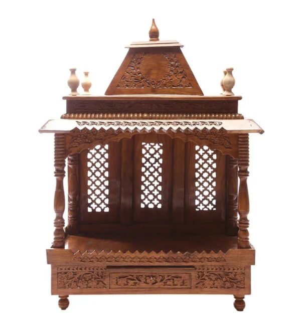 Home Mandir Wooden in Small Size – By Shalvika Living