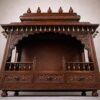 Home Wooden Mandir with Brass Bells