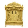 Home Wooden Temple Design with Door in Teak Wood