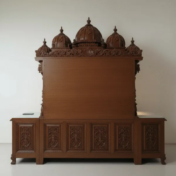 Large Temple with Storage for Home By Shalvika Living