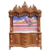 Large Wooden Temple for Home By Shalvika Living