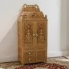 Pooja Temple for Home with Bells Door