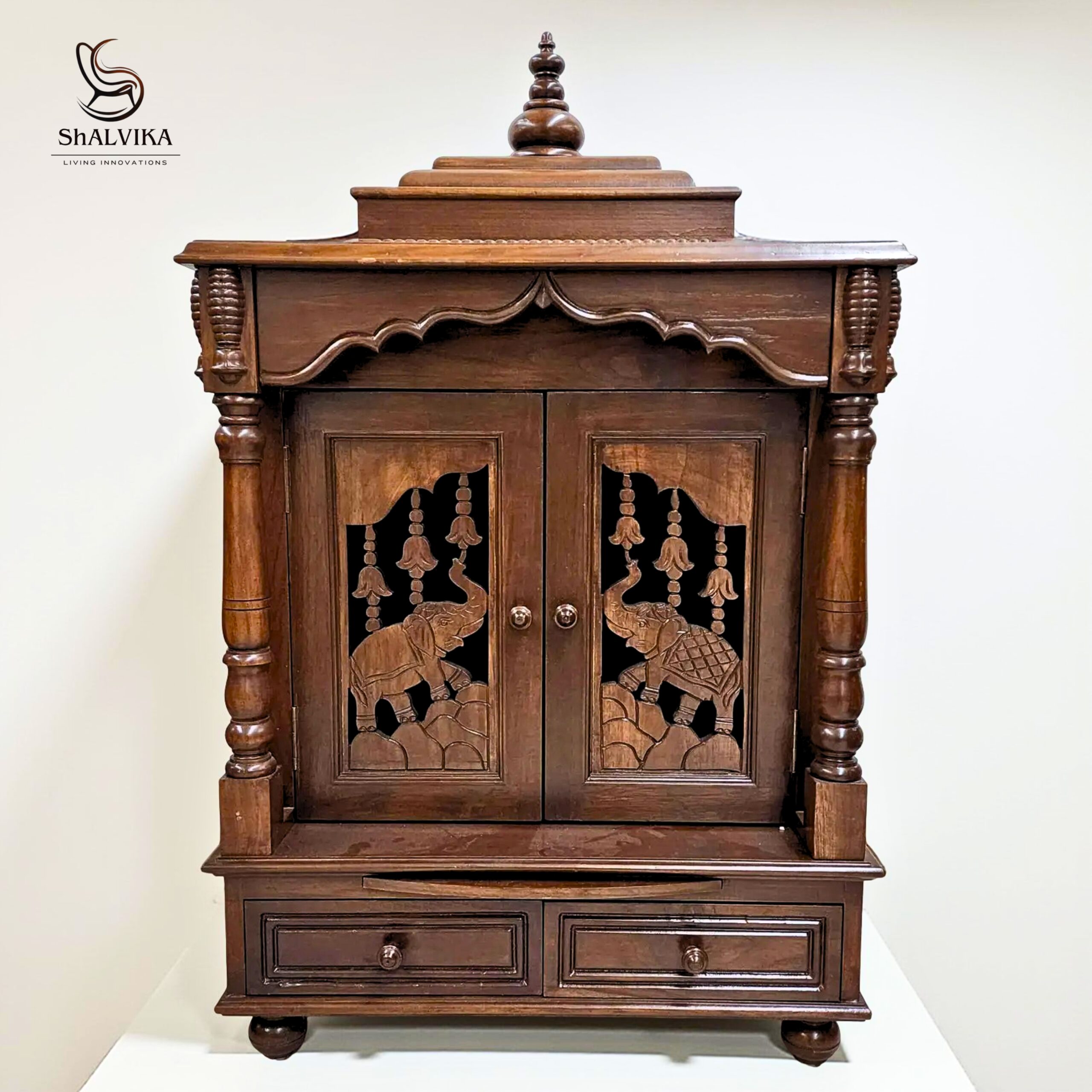 Premium South Indian Mandir with Door