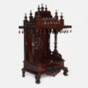Rosewood Mandir with Flower Panel