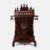 Rosewood Mandir with Flower Panel