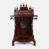 Rosewood Mandir with Flower Panel