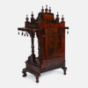 Rosewood Mandir with Flower Panel