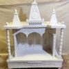 Small Temple for Home in White with Drawar