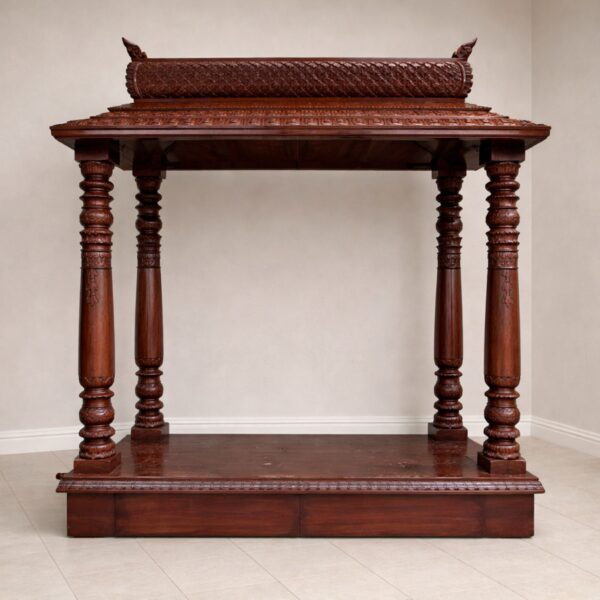 South Indian Wooden Mandir for God