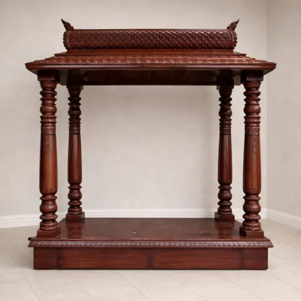South Indian Wooden Mandir for God