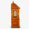 Teak Wood Mandir with Door in Traditional Style