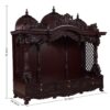Teak Wooden 6 Feet Pooja Mandir By Shalvika Living