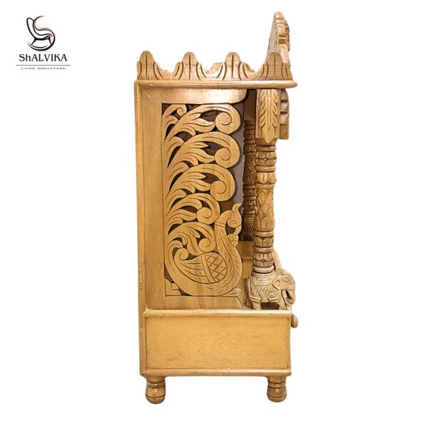 Traditional Pooja Mandir Design for Home – by Shalvika Living