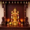 Traditional Wall Hanging Mandir Design
