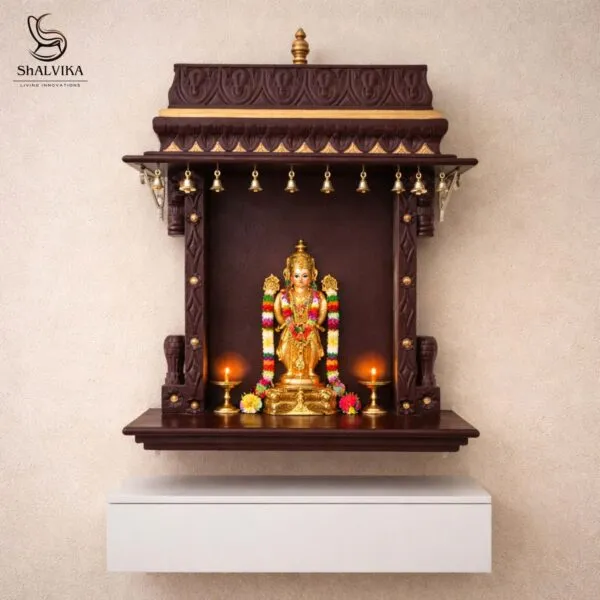 Traditional Wall Hanging Mandir Design