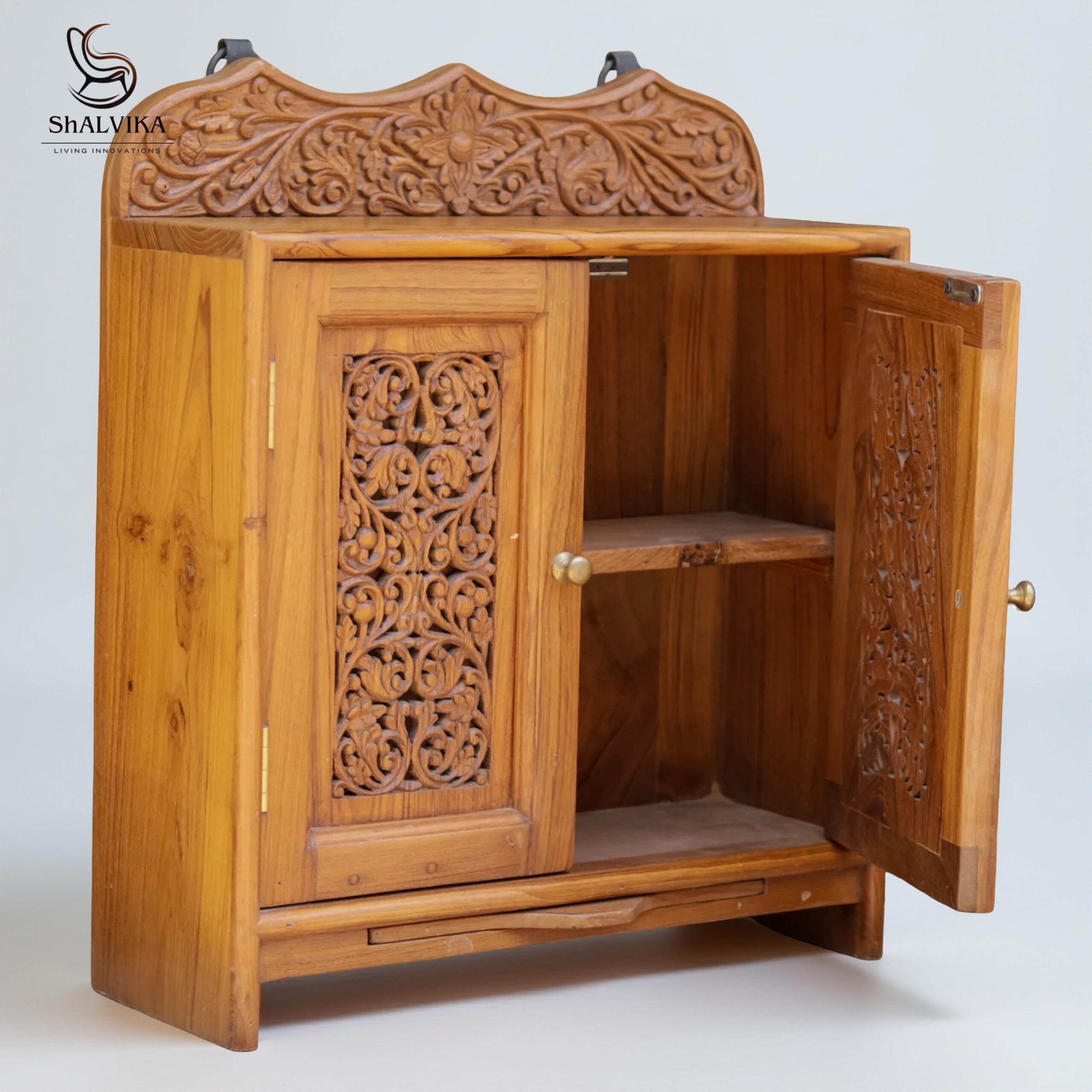 Wall Hanging Temple in Double Door Design