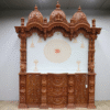 Wooden Big Size Pooja Mandir for Home By Saharanpur Artisians