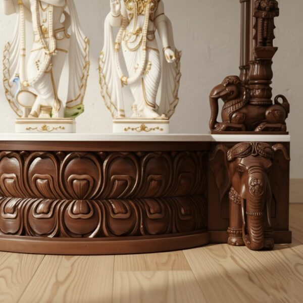 Wooden Gopuram Temple South Indian Style