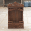 Wooden Hand Carved Designer Puja Temple