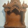 Wooden Home Puja Mandir Design in Teak Wood