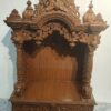 Wooden Home Puja Mandir Design in Teak Wood