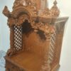 Wooden Home Puja Mandir Design in Teak Wood