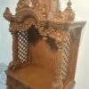 Wooden Home Puja Mandir Design in Teak Wood