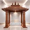 Wooden Mandir Design for Home Big Size By Shalvika Living