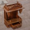 Wooden Mandir Design for Home Wall Mounted