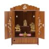 Wooden Small Temple with Door for Home