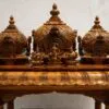 Wooden South Indian Mandir Design for Home