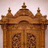 Wooden Temple for Home Design with Door By Shalvika Living Innovations