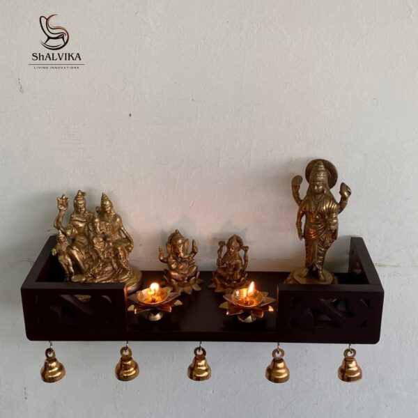 Wooden Wall Pooja Mandir for Home – By Shalvika Living Innovations