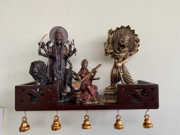 Wooden Wall Pooja Mandir for Home – By Shalvika Living Innovations