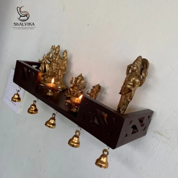 Wooden Wall Pooja Mandir for Home – By Shalvika Living Innovations