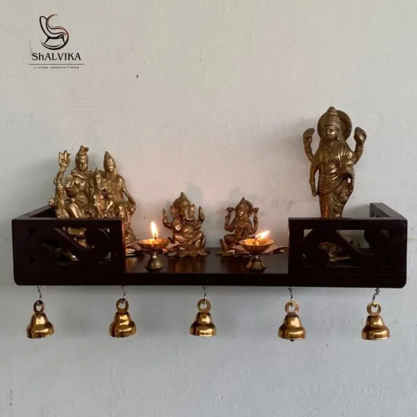 Wooden Wall Pooja Mandir for Home – By Shalvika Living Innovations