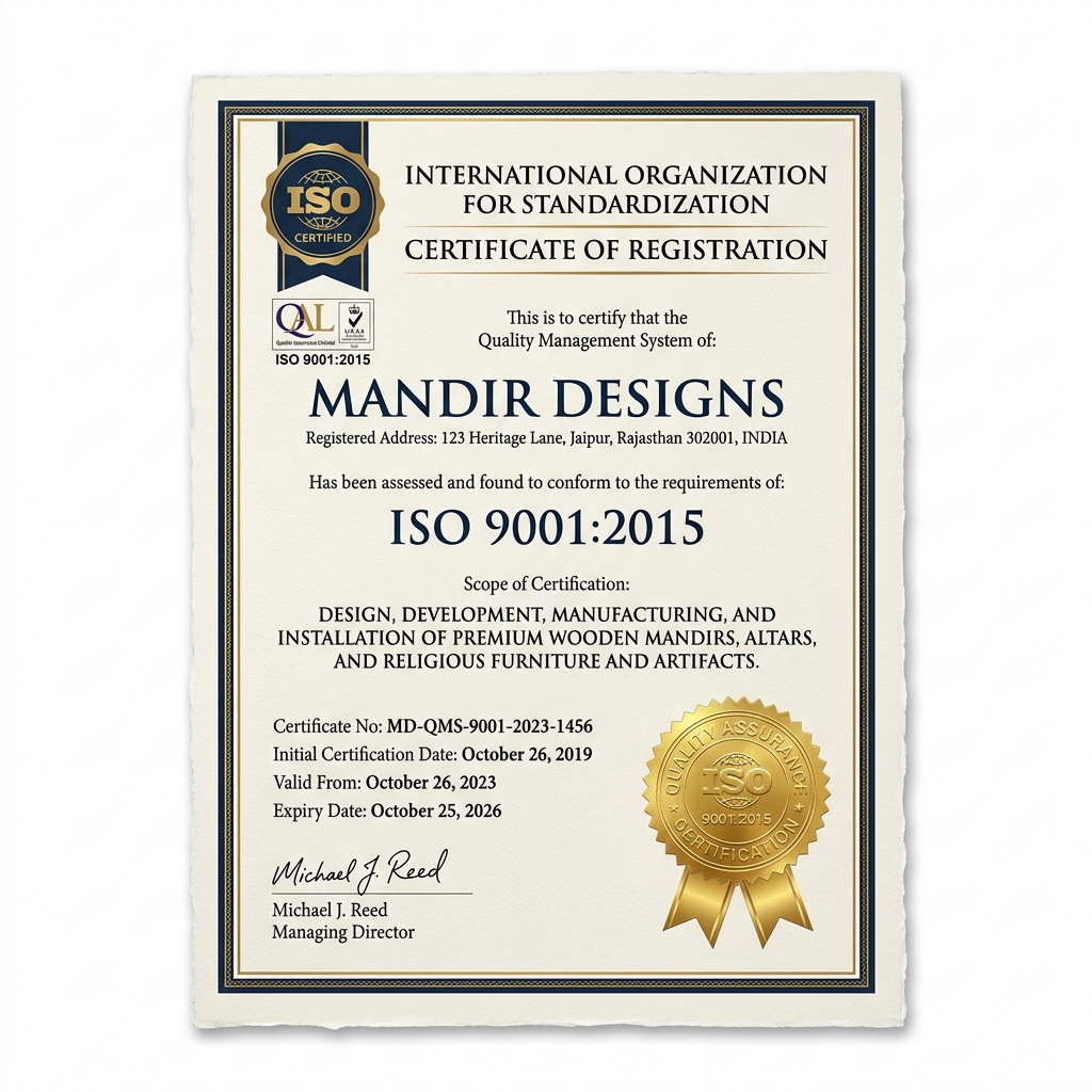 ISO 9001:2015 Certificate